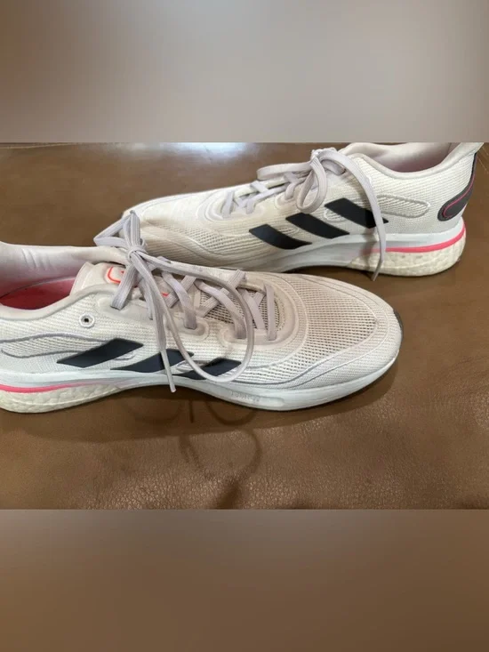 Adidas Supernova W running shoe
 White Pink Gray Athletic Shoes - Picture 9 of 9